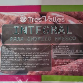 INTEGRAL PARA CHORIZO FRESCO X5KG